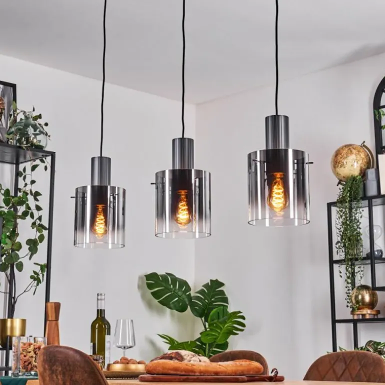 Vireda Suspension, Suspension Anthracite, 3 lumières