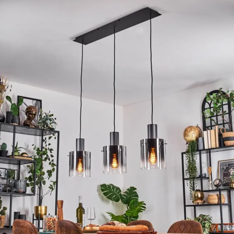 Vireda Suspension, Suspension Anthracite, 3 lumières