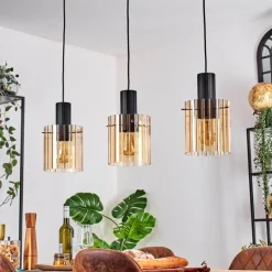 Vireda Suspension, Suspension Anthracite, 3 lumières