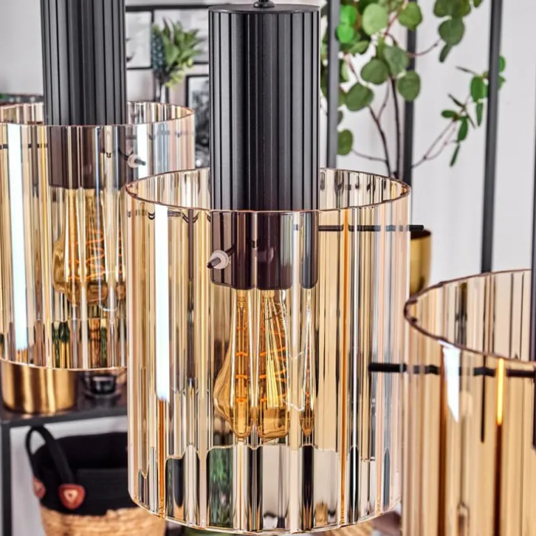 Vireda Suspension, Suspension Anthracite, 3 lumières