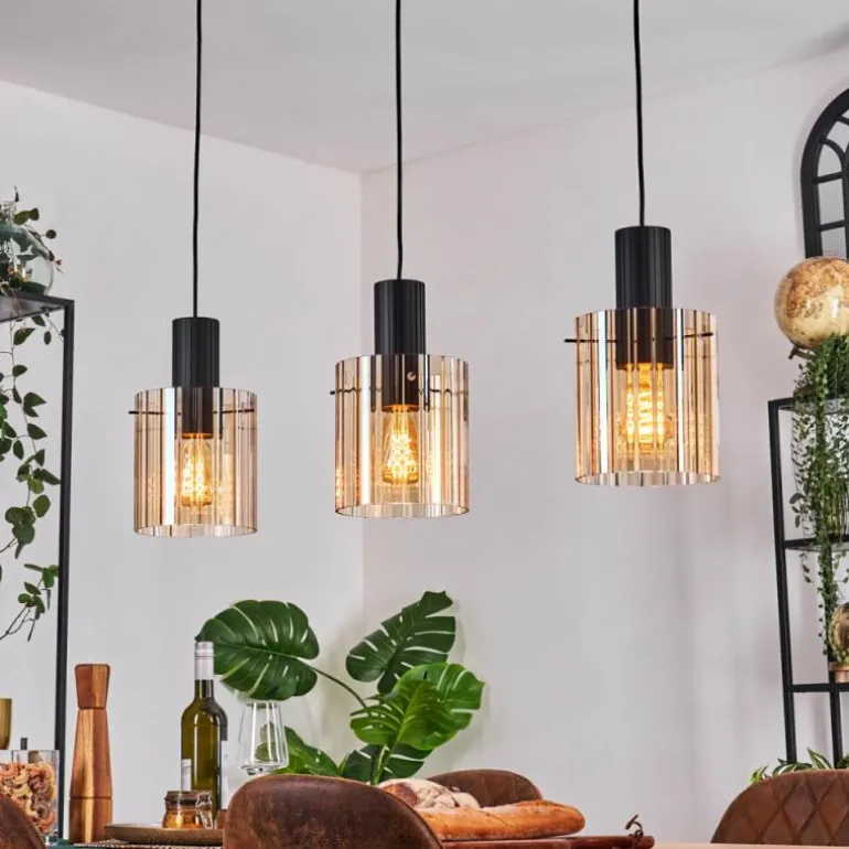 Vireda Suspension, Suspension Anthracite, 3 lumières