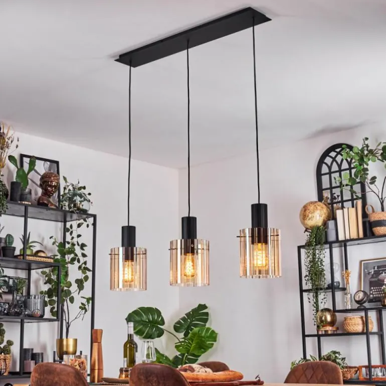 Vireda Suspension, Suspension Anthracite, 3 lumières