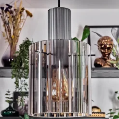 Vireda Suspension, Suspension Anthracite, 3 lumières