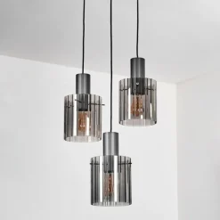 Vireda Suspension, Suspension Anthracite, 3 lumières