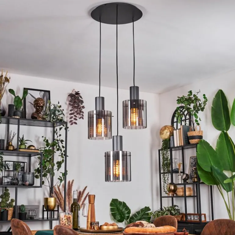 Vireda Suspension, Suspension Anthracite, 3 lumières