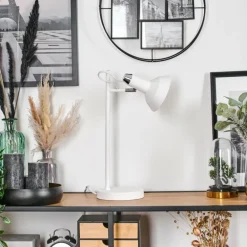 Vouzy Lampe à poser Blanc, 1 lumière