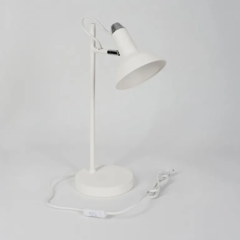Vouzy Lampe à poser Blanc, 1 lumière