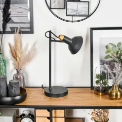 Vouzy Lampe à poser, Liseuse Noir, 1 lumière