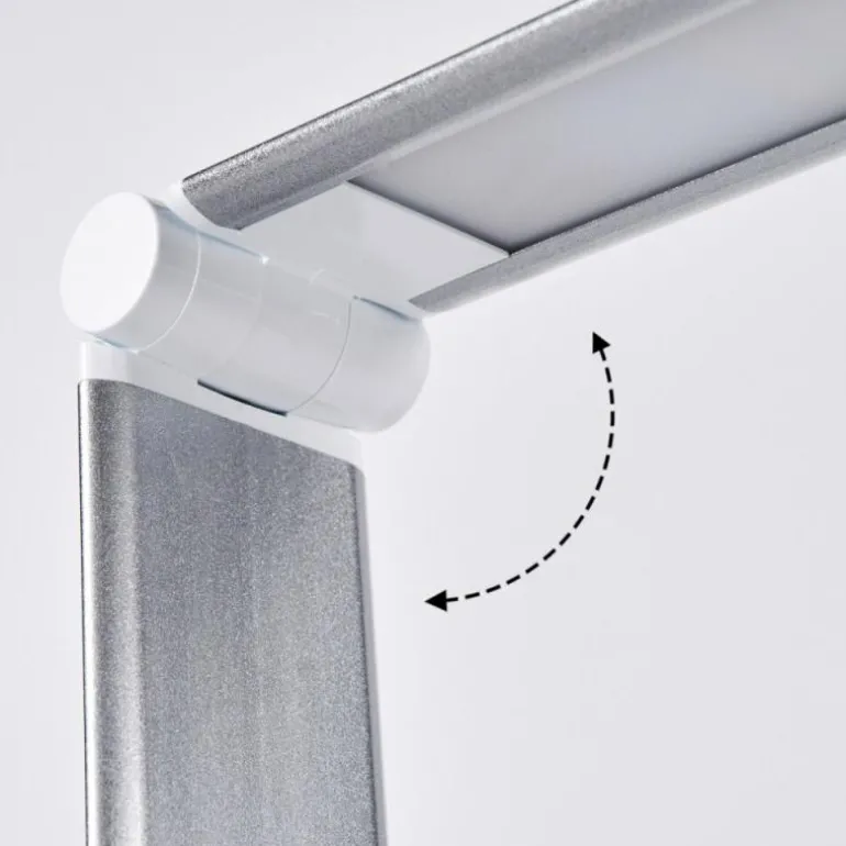 Vringelby Lampe de bureau, Lampe à poser, Liseuse LED Argenté, Blanc, 1 lumière