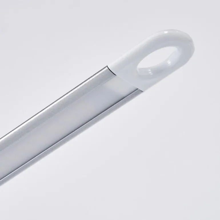 Vringelby Lampe de bureau, Lampe à poser, Liseuse LED Argenté, Blanc, 1 lumière