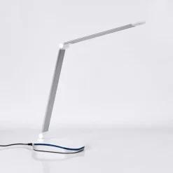 Vringelby Lampe de bureau, Lampe à poser, Liseuse LED Argenté, Blanc, 1 lumière
