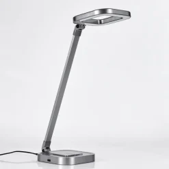 Vringelby Lampe de bureau, Lampe à poser, Liseuse LED Argenté, 1 lumière, Changeur de couleurs