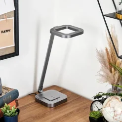 Vringelby Lampe de bureau, Lampe à poser, Liseuse LED Argenté, 1 lumière, Changeur de couleurs