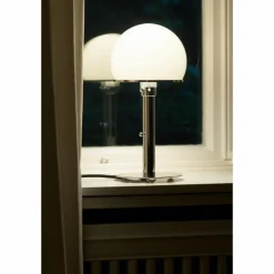 Wagenfeld 24 Tecnolumen Lampe à poser Nickel brillant, 1 lumière