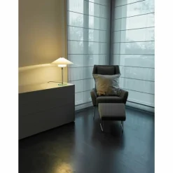 Wagenfeld 27 Tecnolumen Lampe à poser Nickel mat, Transparent, 1 lumière