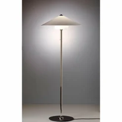 Wagenfeld Tecnolumen Lampadaire Nickel mat, 1 lumière