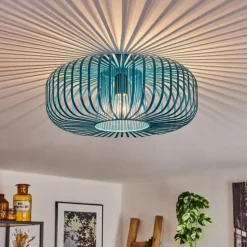 Wemude Plafonnier Bleu, 1 lumière