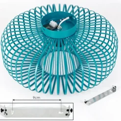 Wemude Plafonnier Bleu, 1 lumière