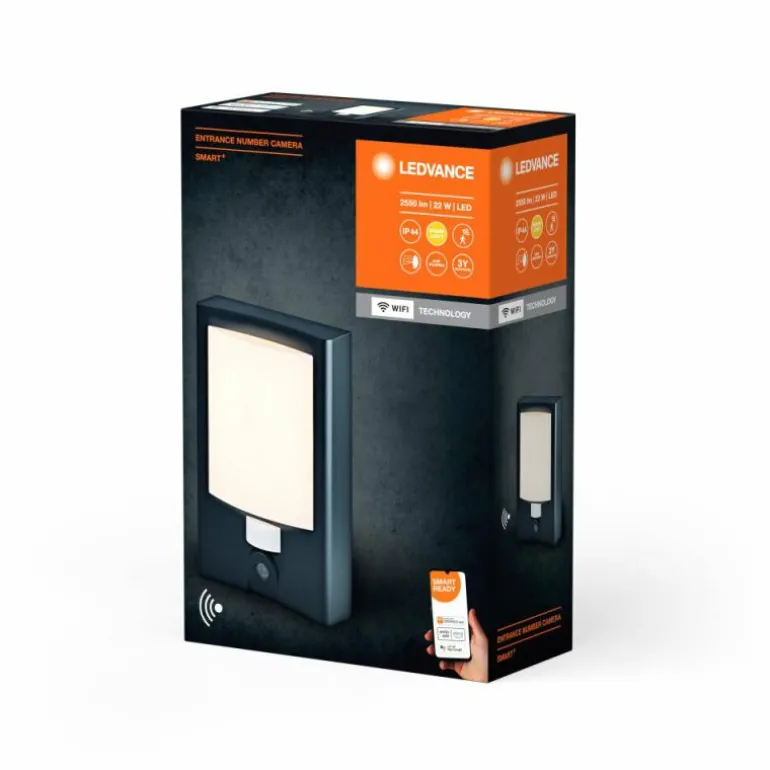 WIF Lampe murale d´extérieur Luminaires Ledvance LED Gris, 1 lumière