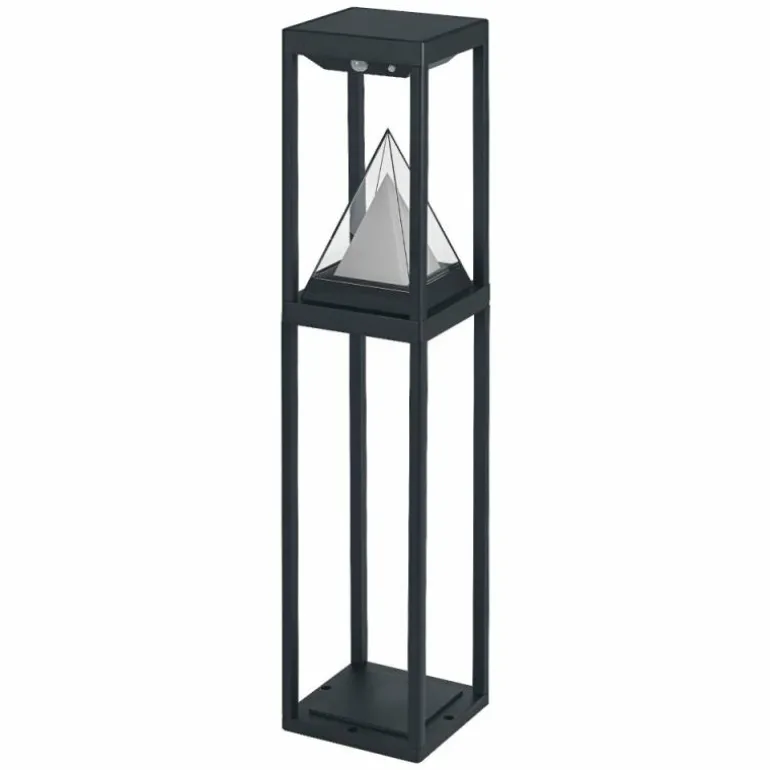 WIF Lampe solaire Luminaires Ledvance LED Noir, 1 lumière, Détecteur de mouvement, Changeur de couleurs