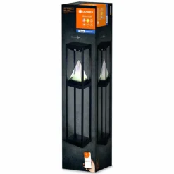 WIF Lampe solaire Luminaires Ledvance LED Noir, 1 lumière, Détecteur de mouvement, Changeur de couleurs