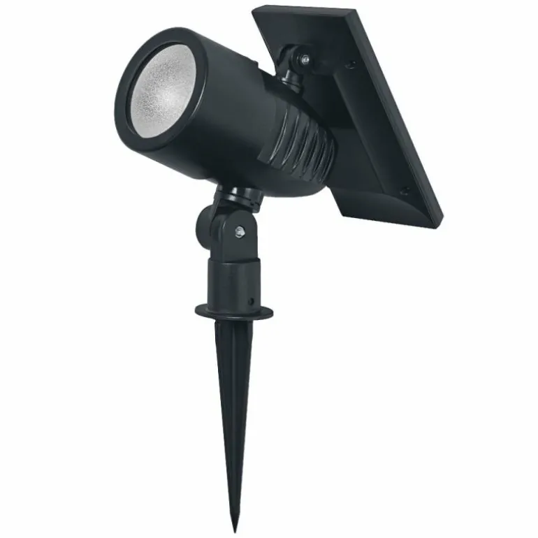 WIF Lampe solaire Luminaires Ledvance LED Noir, 1 lumière, Détecteur de mouvement, Changeur de couleurs