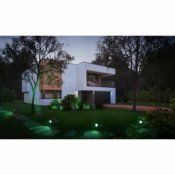 WIF Lampe solaire Luminaires Ledvance LED Noir, 1 lumière, Détecteur de mouvement, Changeur de couleurs