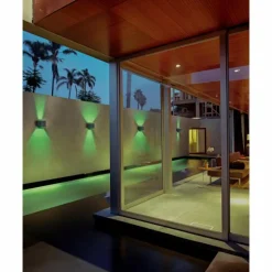 WIF Luminaire extérieur Luminaires Ledvance LED Noir, 1 lumière, Changeur de couleurs