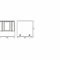 WIF Luminaire extérieur Luminaires Ledvance LED Noir, 1 lumière, Changeur de couleurs