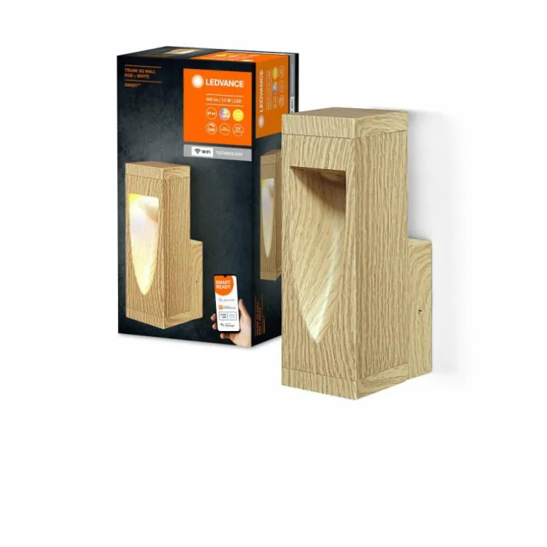 WIF Luminaire extérieur Luminaires Ledvance LED Couleur bois, 1 lumière, Changeur de couleurs