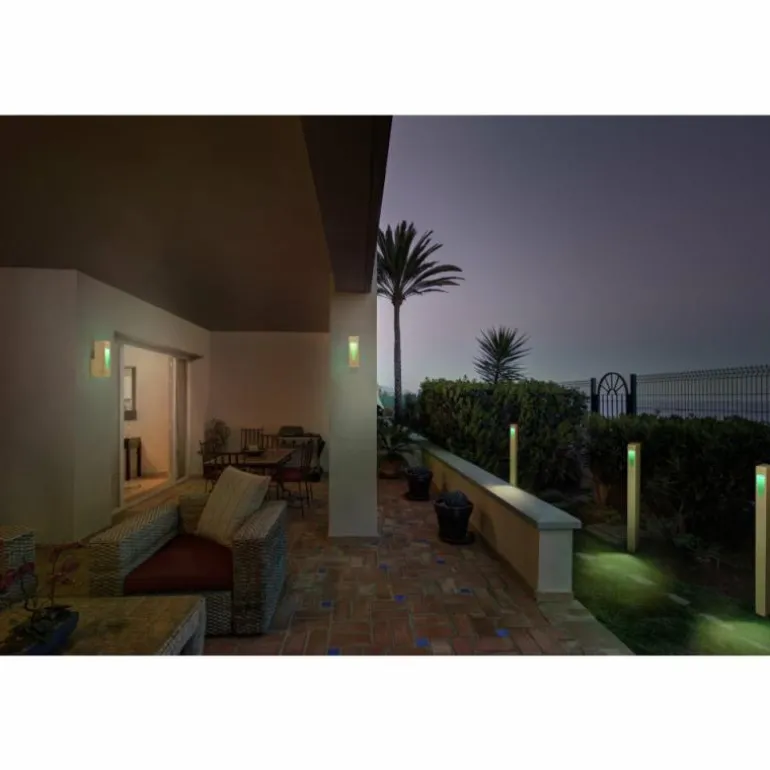 WIF Luminaire extérieur Luminaires Ledvance LED Couleur bois, 1 lumière, Changeur de couleurs