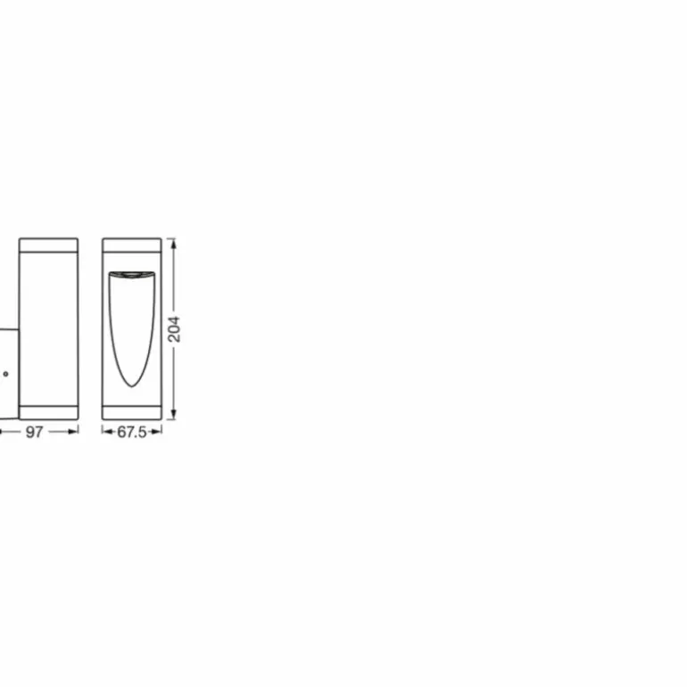WIF Luminaire extérieur Luminaires Ledvance LED Couleur bois, 1 lumière, Changeur de couleurs