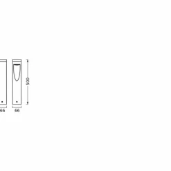 WIF Luminaire extérieur Luminaires Ledvance LED Couleur bois, 1 lumière, Changeur de couleurs