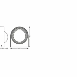 WIF Luminaire extérieur Luminaires Ledvance LED Noir, 1 lumière