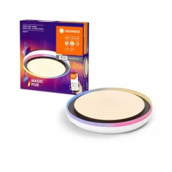 Wifi Plafonnier Luminaires Ledvance LED Noir, 1 lumière, Changeur de couleurs