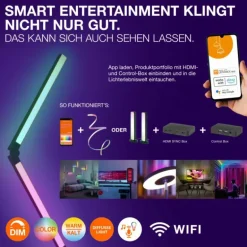 Wifi Plafonnier Luminaires Ledvance LED Blanc, 1 lumière, Changeur de couleurs