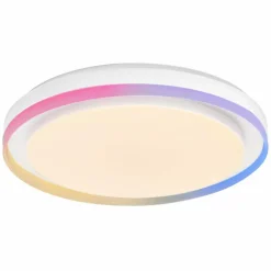 Wifi Plafonnier Luminaires Ledvance LED Blanc, 1 lumière, Changeur de couleurs