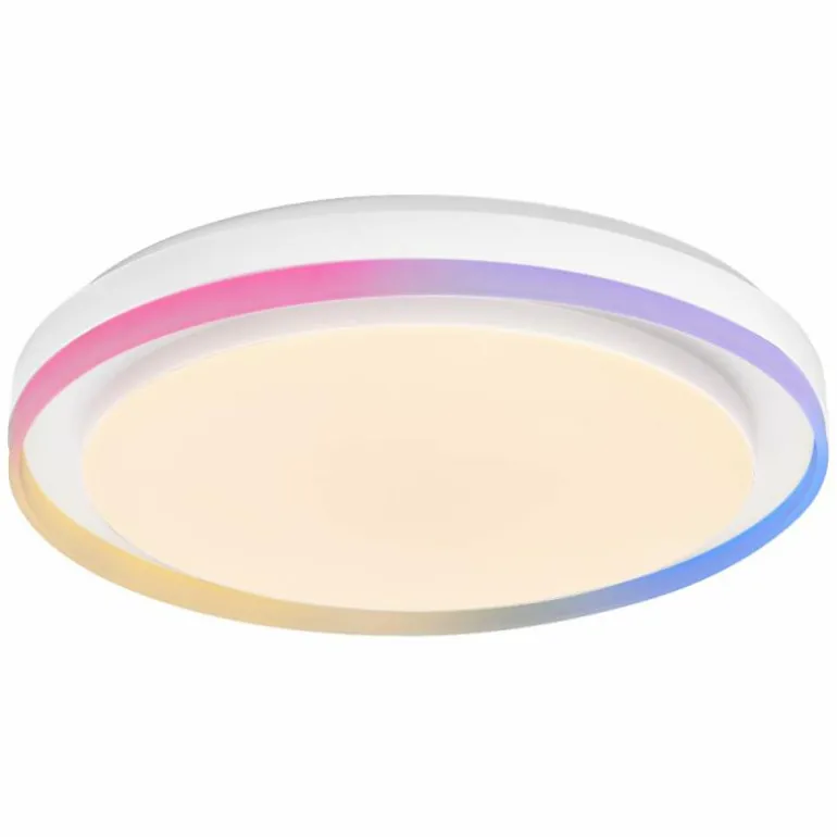 Wifi Plafonnier Luminaires Ledvance LED Blanc, 1 lumière, Changeur de couleurs