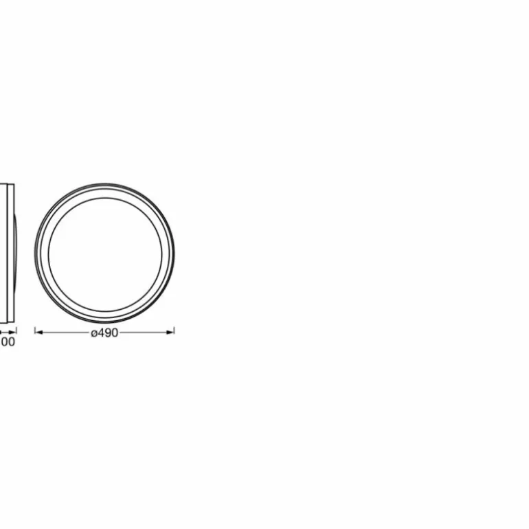 Wifi Plafonnier Luminaires Ledvance LED Blanc, 1 lumière, Changeur de couleurs