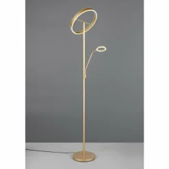 Willis Lampadaire Luminaires Trio LED Or, 2 lumières