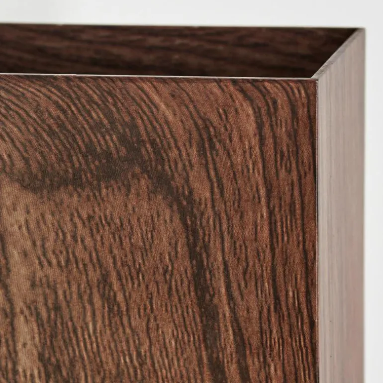 Woods Lampe murale d´extérieur, Luminaire Up & Down LED Couleur bois, Noir, 1 lumière