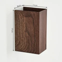 Woods Lampe murale d´extérieur, Luminaire Up & Down LED Couleur bois, Noir, 1 lumière