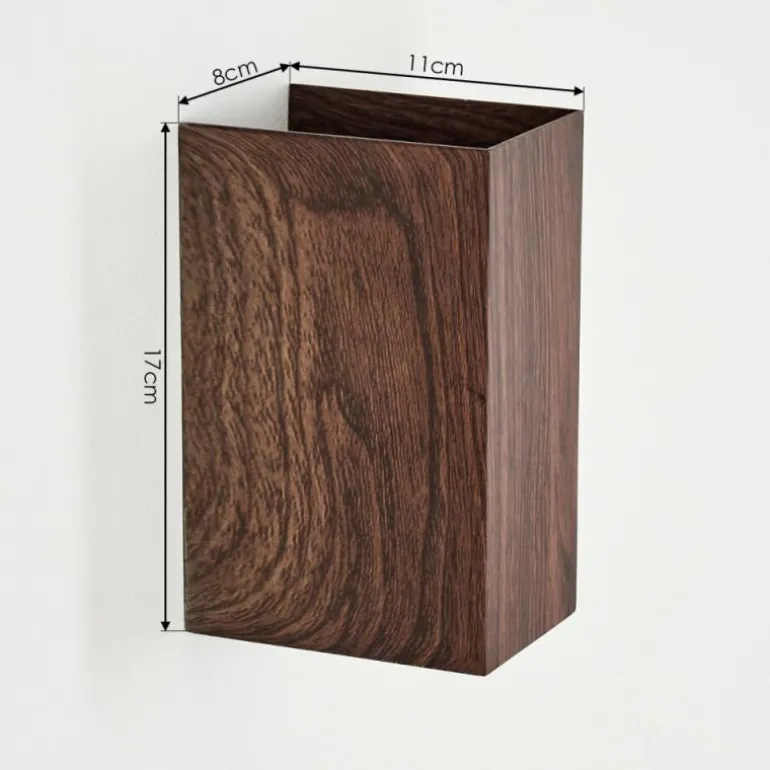 Woods Lampe murale d´extérieur, Luminaire Up & Down LED Couleur bois, Noir, 1 lumière