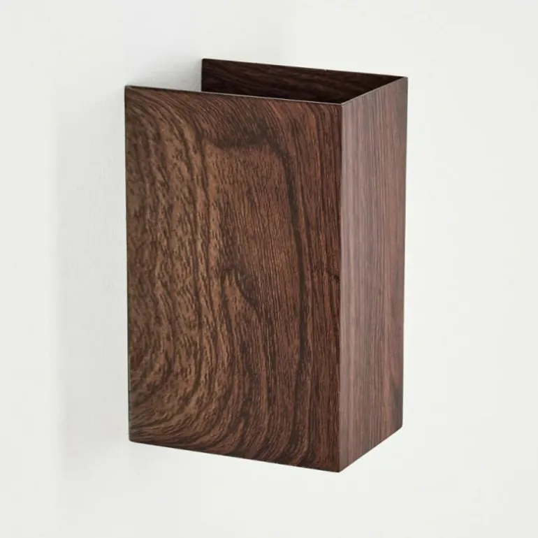 Woods Lampe murale d´extérieur, Luminaire Up & Down LED Couleur bois, Noir, 1 lumière