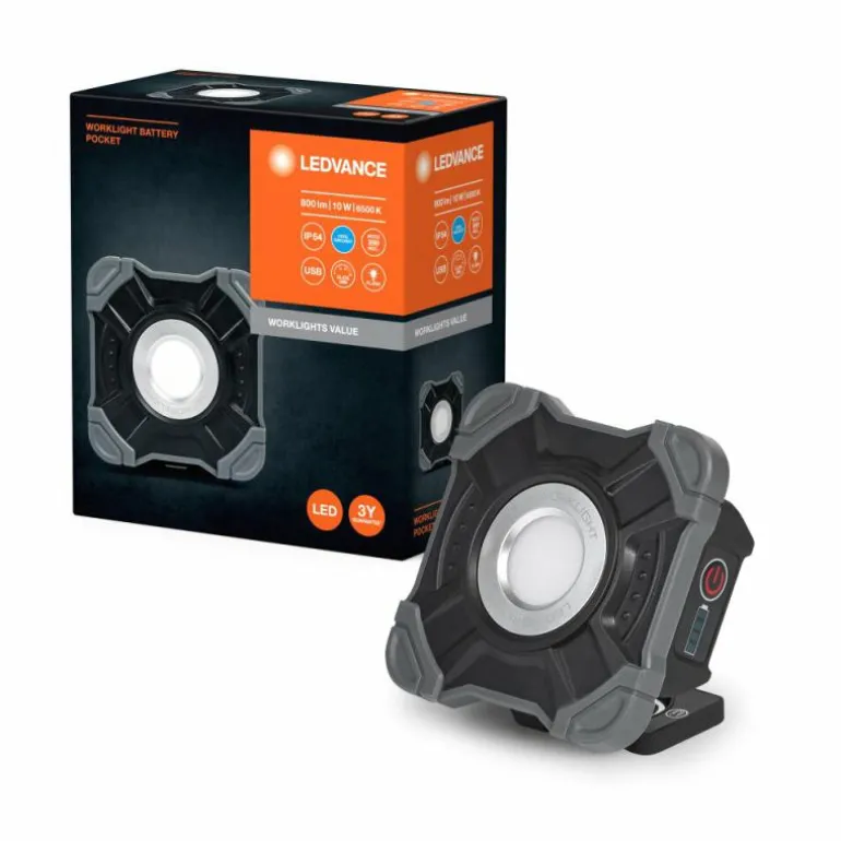 Worklight Projecteur Luminaires Ledvance LED Gris, Noir, 1 lumière