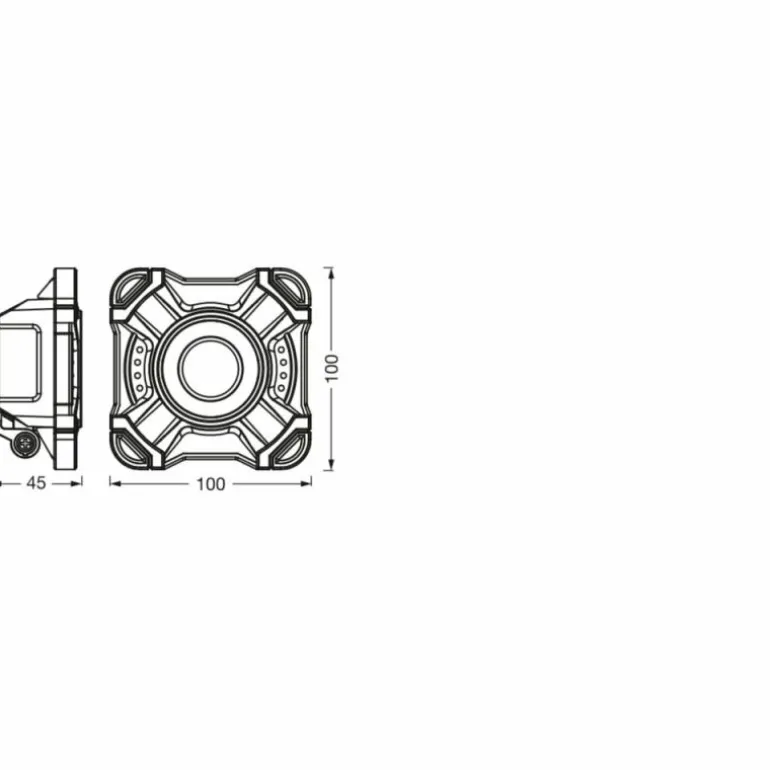 Worklight Projecteur Luminaires Ledvance LED Gris, Noir, 1 lumière