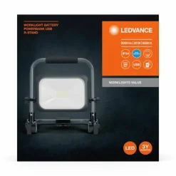 Worklight Projecteur Luminaires Ledvance LED Gris, Noir, 1 lumière