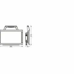 Worklight Projecteur Luminaires Ledvance LED Gris, Noir, 1 lumière