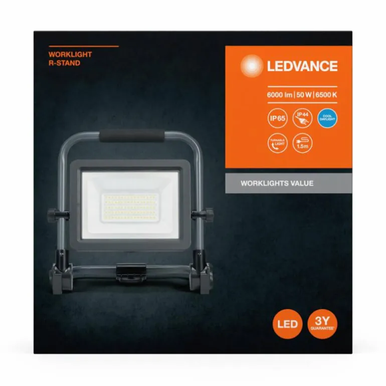 Worklight Projecteur Luminaires Ledvance LED Gris, Noir, 1 lumière