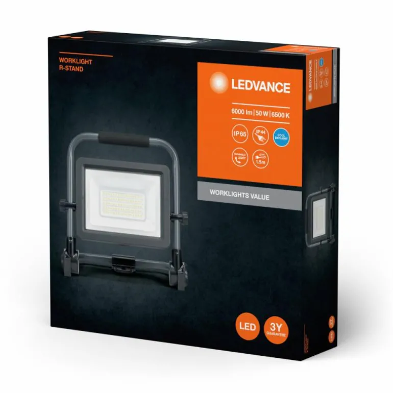 Worklight Projecteur Luminaires Ledvance LED Gris, Noir, 1 lumière